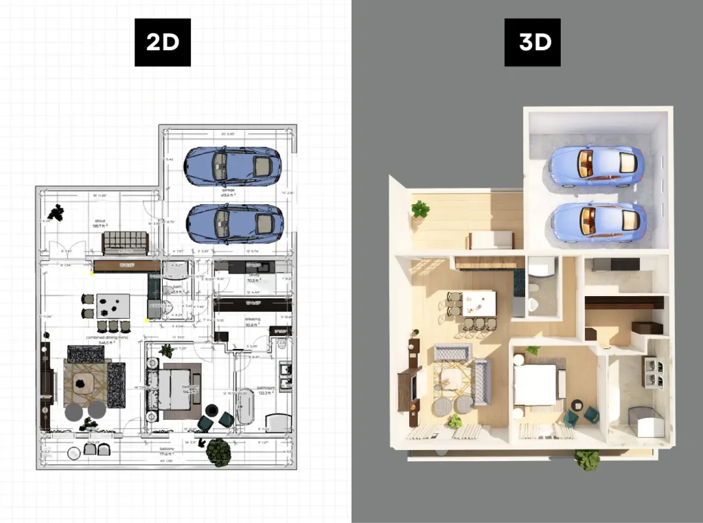 3D floor planner