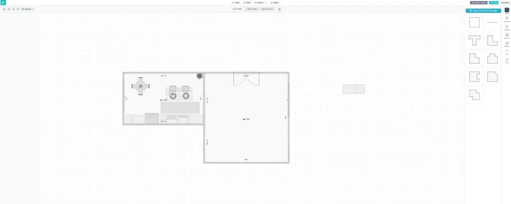 3D floor planner